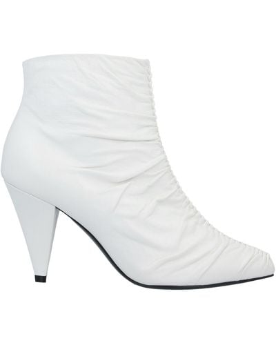 Celine Ankle Boots - White