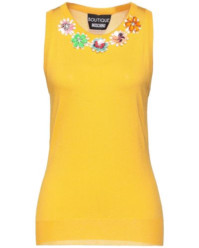 Boutique Moschino Top - Yellow