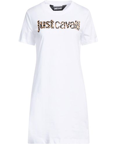 Just Cavalli Vestito Corto - Bianco