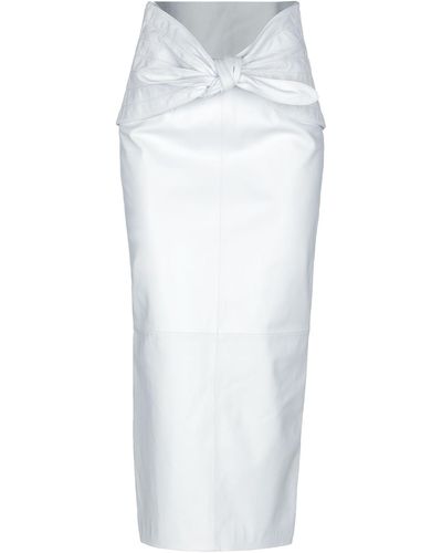 The Attico Maxi Skirt - White
