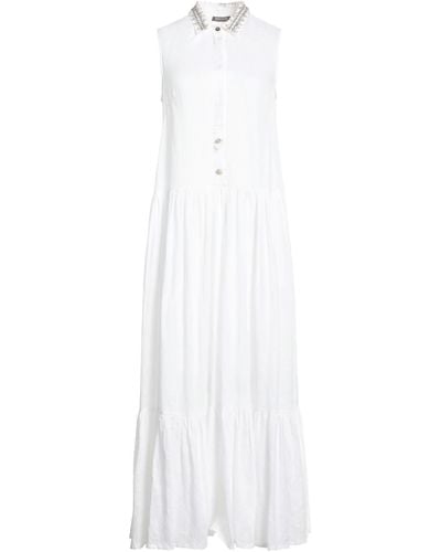 Maliparmi Maxi-Kleid - Weiß