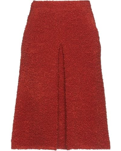 ODEEH Midi Skirt - Red