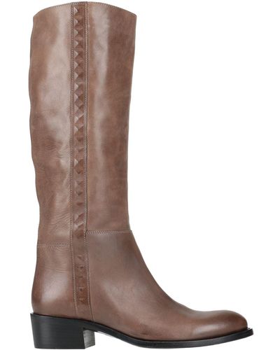 Buttero Khaki Boot Leather - Brown