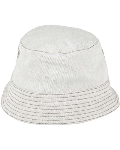 Rick Owens Military Hat Cotton - White