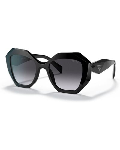 Prada Gafas de sol con montura oversize - Negro