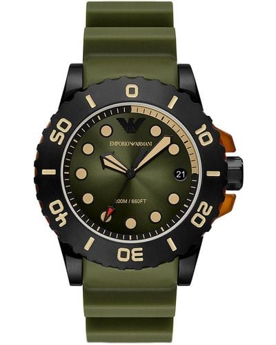 Emporio Armani Wrist Watch - Green