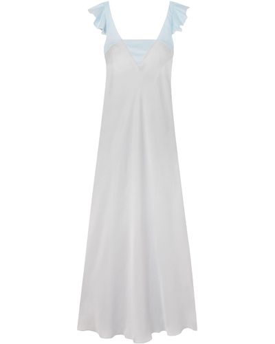 Three Graces London Long Dress - White