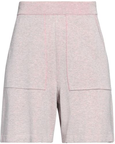 Roberto Collina Shorts & Bermuda Shorts Viscose, Polyester - Pink
