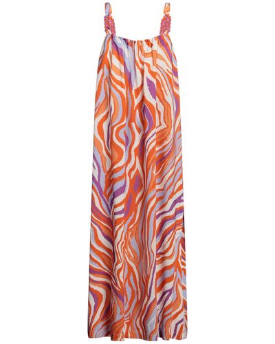 Clips Maxi Dress - Red
