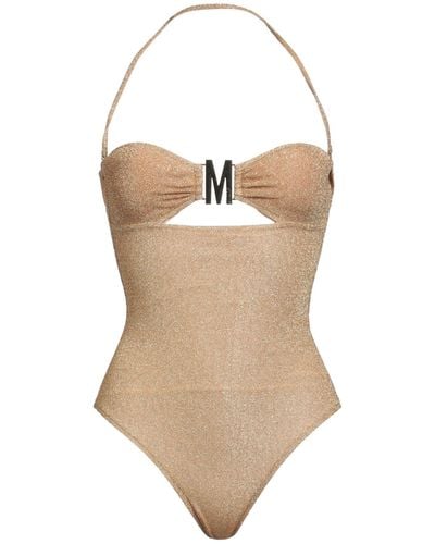 Moschino One-piece Swimsuit - Natural