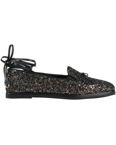 ALEVI Loafers Textile Fibers - Black
