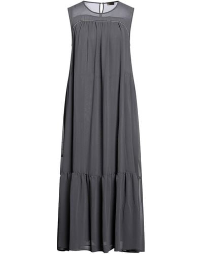 Peserico Maxi Dress - Gray