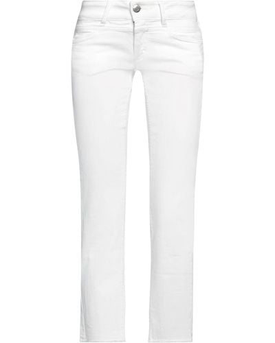 Closed Cropped Jeans - Weiß