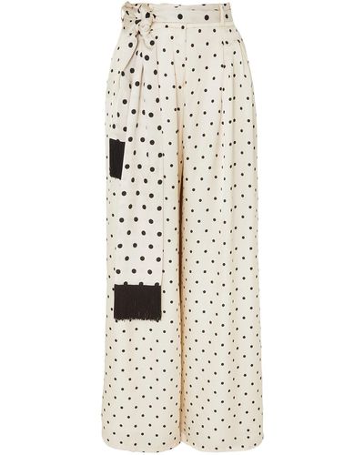 Mother Of Pearl Trouser - White