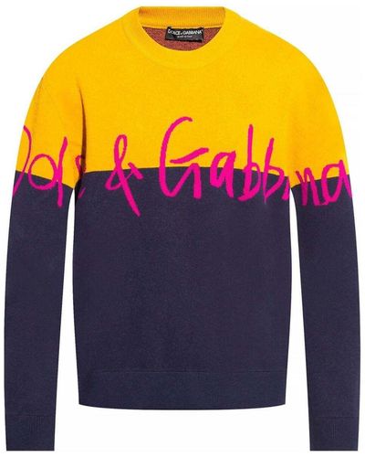 Dolce & Gabbana Sweat-shirt - Jaune