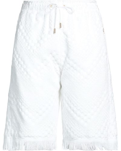 Marine Serre Shorts E Bermuda - Bianco