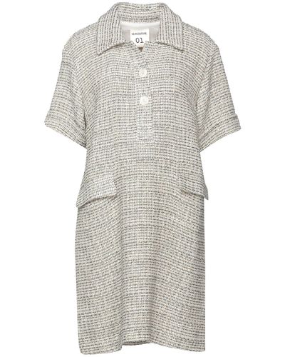 Semicouture Mini Dress - Grey