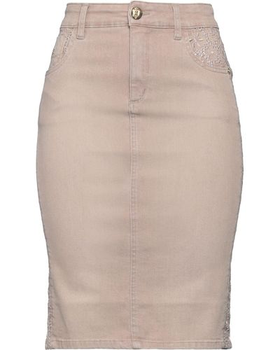 Marani Jeans Denim Skirt - Natural