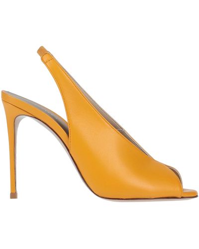 Le Silla Eva 95mm suede pumps - Orange