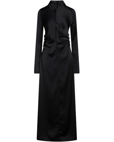 MSGM Maxi Dress Polyester - Black