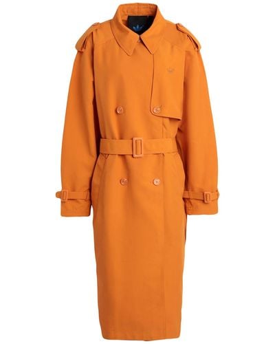 adidas Originals Overcoat & Trench Coat - Orange