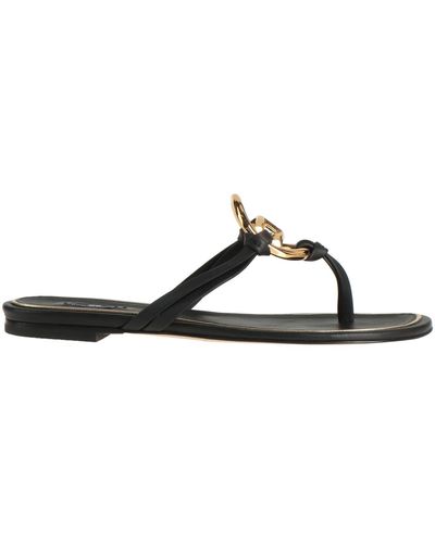 Elisabetta Franchi Thong Sandal - Black