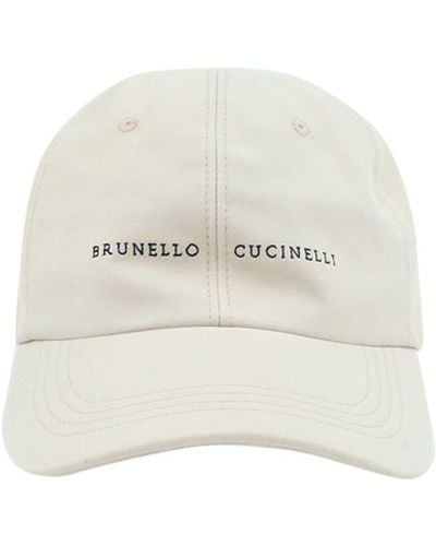 Brunello Cucinelli Mützen & Hüte - Weiß
