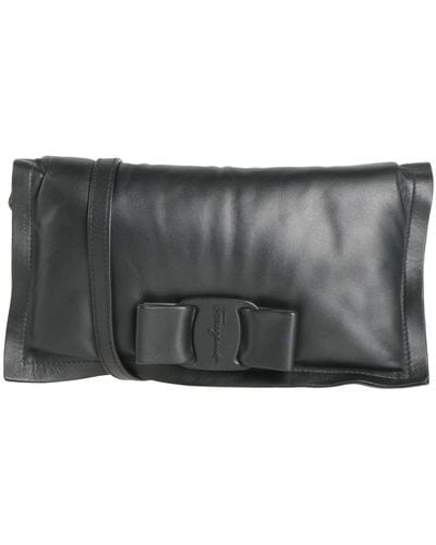 Ferragamo Cross-Body Bag Leather - Gray