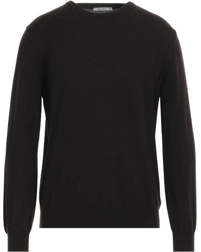 Kangra Dark Jumper Wool, Silk, Cashmere - Black