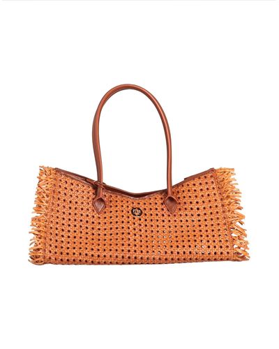 Sara Battaglia Handbag - Brown