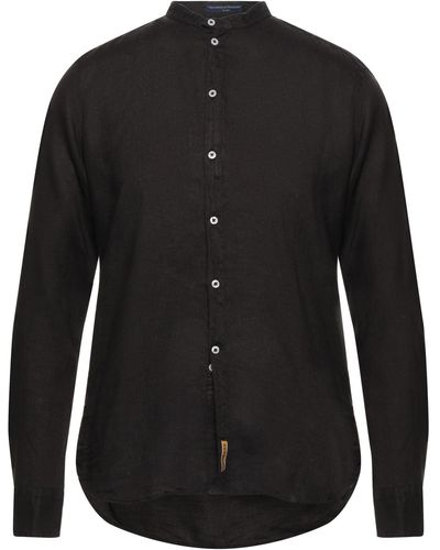 B.D. Baggies Dark Shirt Linen - Black