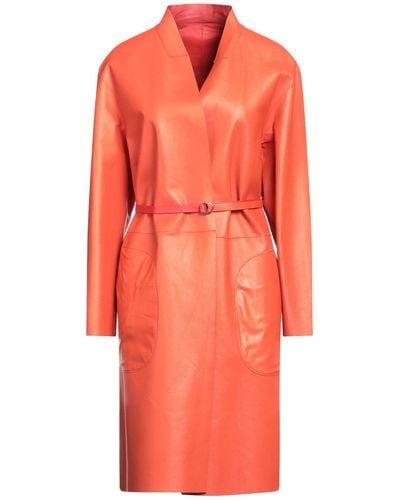 DESA NINETEENSEVENTYTWO Overcoat & Trench Coat - Orange