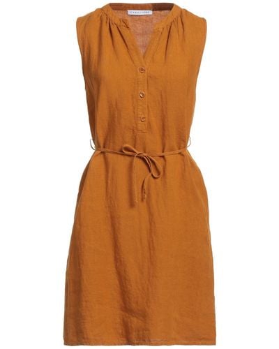 Caractere Mini Dress - Brown