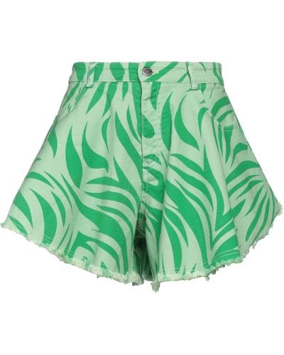 DEPENDANCE Denim Shorts - Green