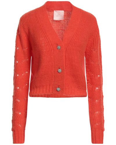 Lafty Lie Cardigan - Red