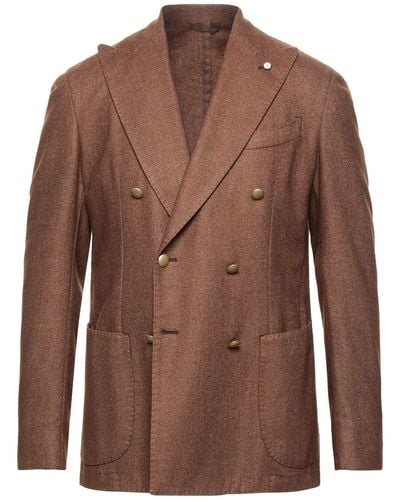 Luigi Bianchi Suit Jacket - Brown