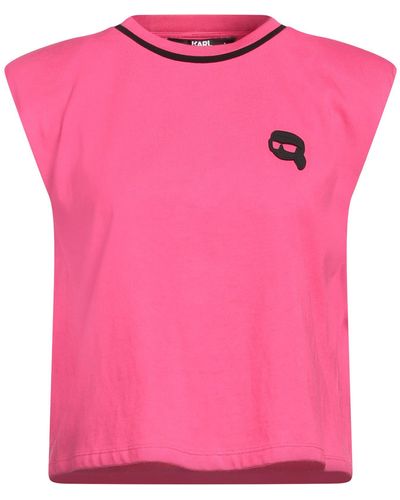 Karl Lagerfeld T-shirts - Pink