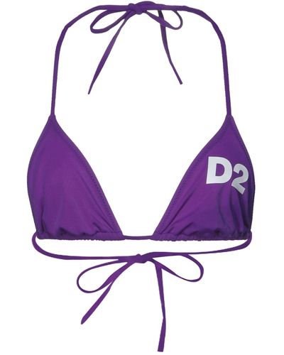 DSquared² Bikini Top - Purple