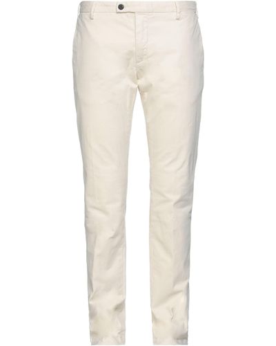 AT.P.CO Ivory Pants Cotton, Elastane - Natural