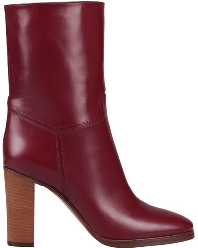 Victoria Beckham Ankle Boots - Red