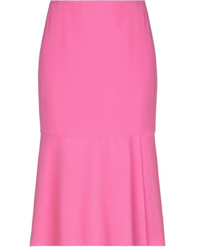 Emporio Armani Midi Skirt - Pink