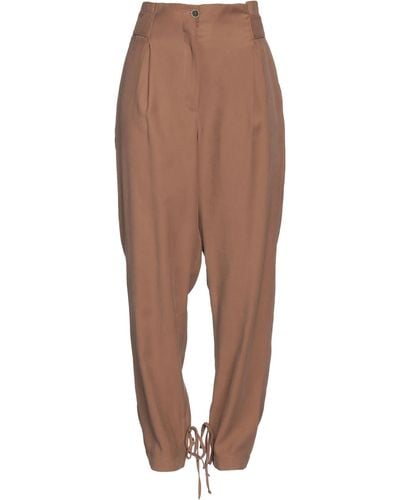 D.exterior Trousers - Brown