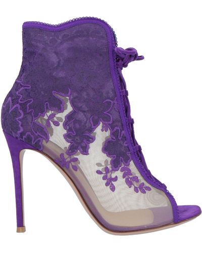 Gianvito Rossi Stiefelette - Lila