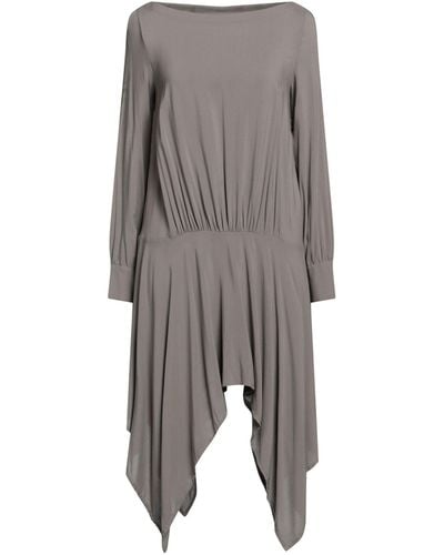 Manila Grace Midi Dress - Gray