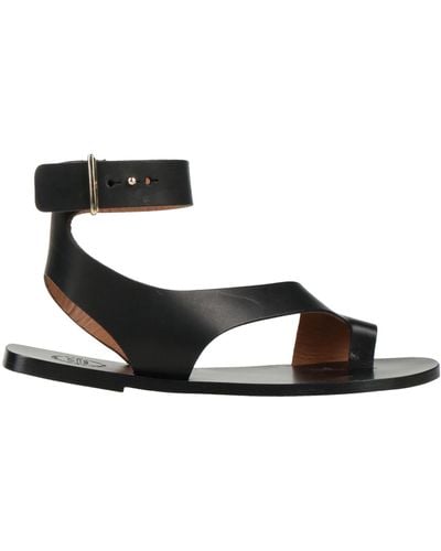 Atp Atelier Thong Sandal - Black