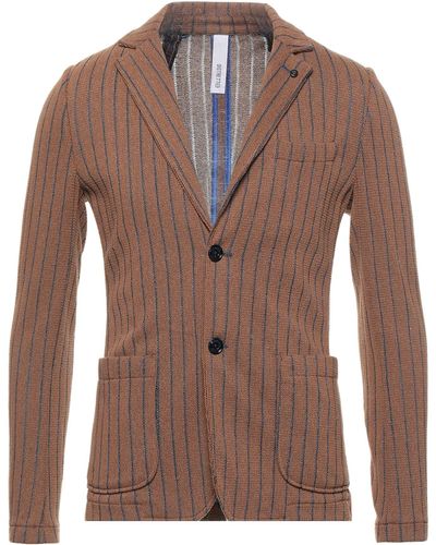 DISTRETTO 12 Suit Jacket - Brown
