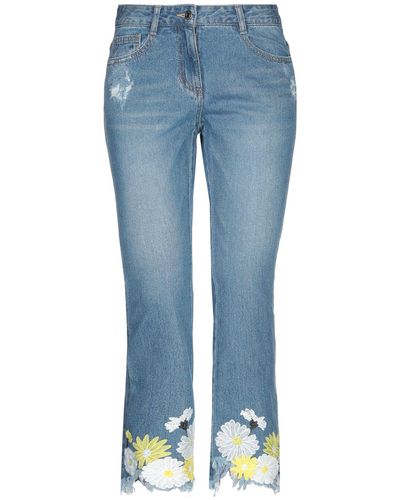 SJYP Cropped Jeans - Blau