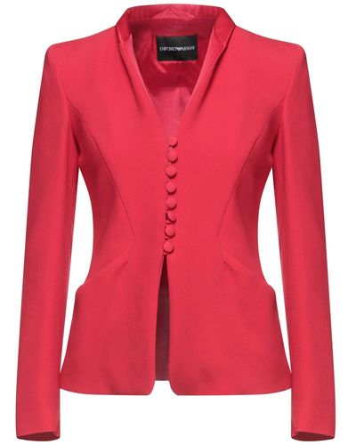 Emporio Armani Suit Jacket - Red