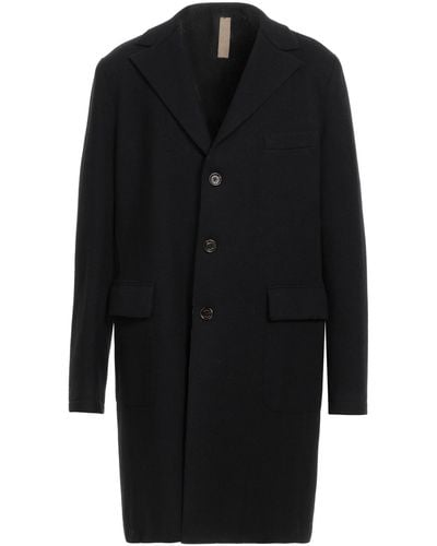 Eleventy Midnight Overcoat & Trench Coat Wool, Polyamide, Polyester, Polyurethane - Black