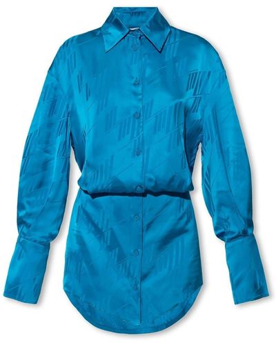 The Attico Robe courte - Bleu